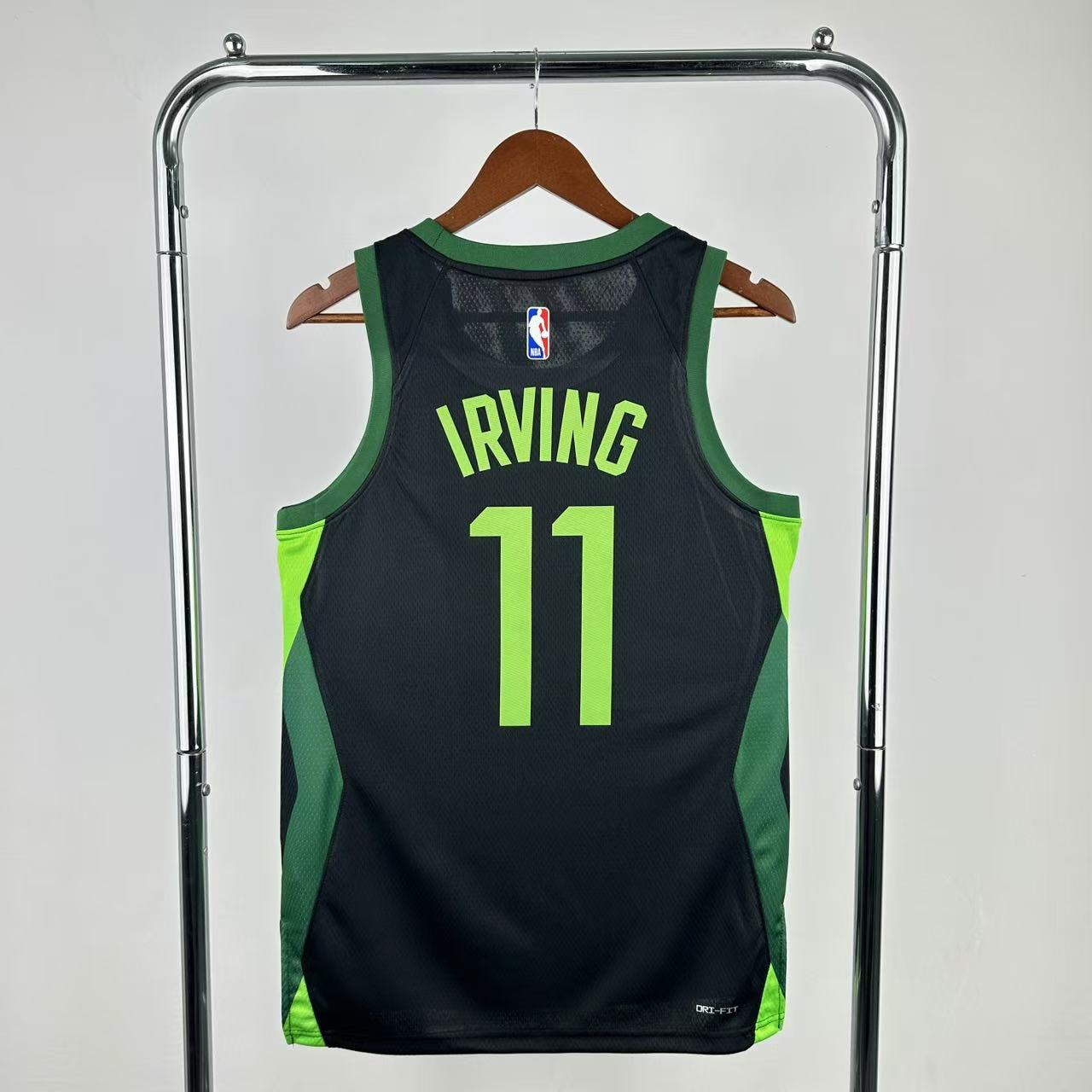 Men Boston Celtics #11 Irving Black City Edition Season Nike 2025 NBA Jersey